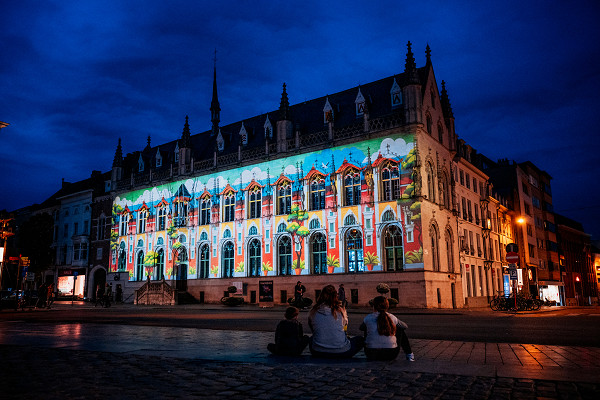 Projection mapping City Hall